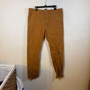 Levis XX Chino Standard Taper Pants Mens 36x34 Brown Harvest Gold 32941-0005
